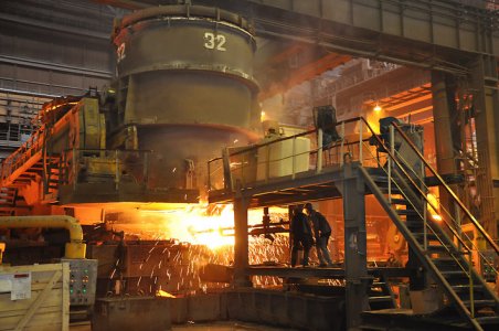 Wielkość produkcji stali firmy